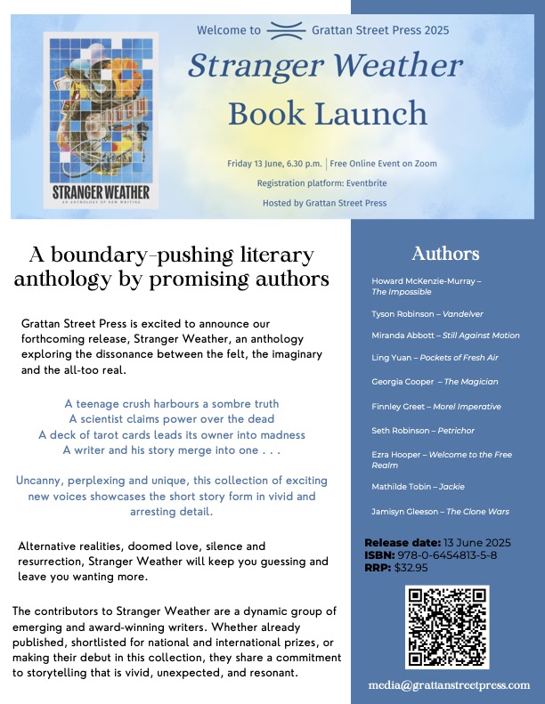 Stranger Weather Anthology&nbsp;Launch